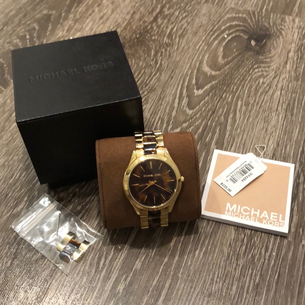 Tortoise and Gold MICHAEL Michael Kors Watch